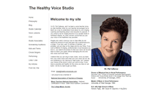 Desktop Screenshot of healthyvoicestudio.com